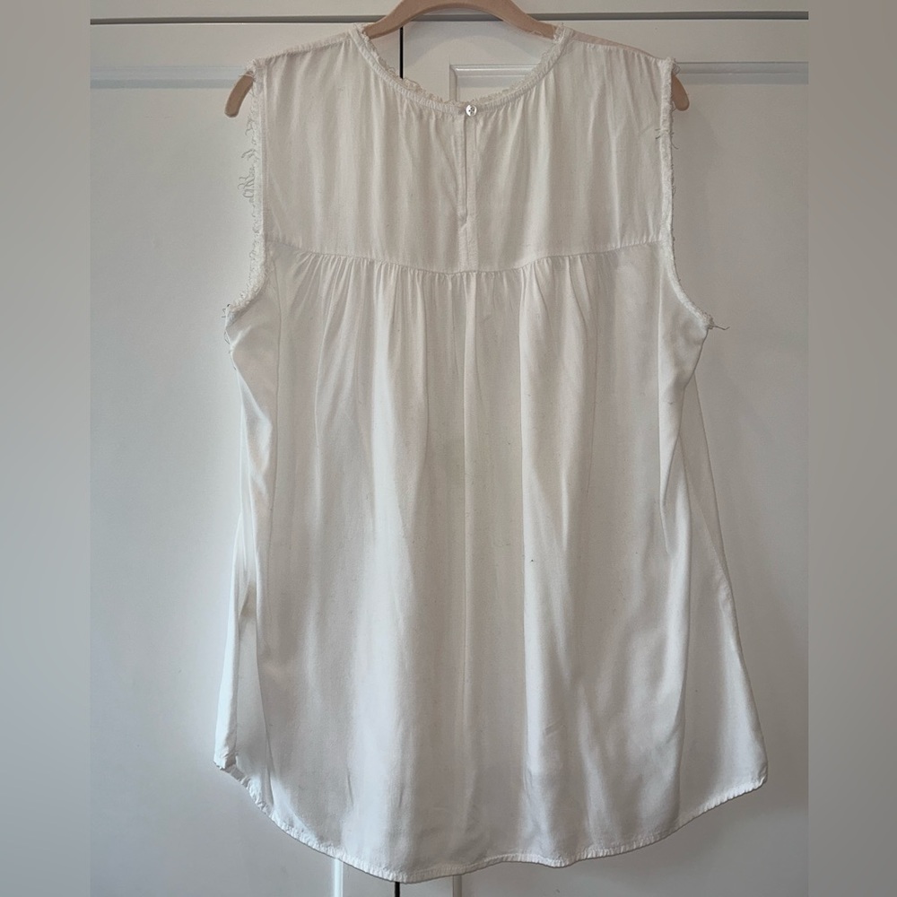 Dylan White Tank Blouse
